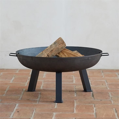 กำหนดเอง Pation Black Metal Brazil Carbon Steel Round Pit Pit Bowl