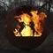 Wildfire Horse แกนกลางแจ้งทรงกลม Corten Steel Fire Pit 80cm 90cm