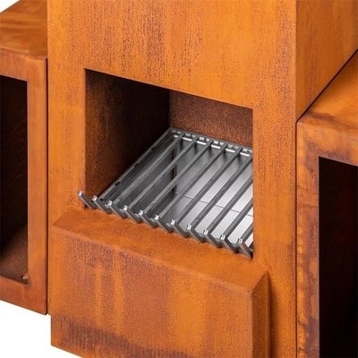 เตาเผาเหล็ก Corten Steel แบบอิสระ
